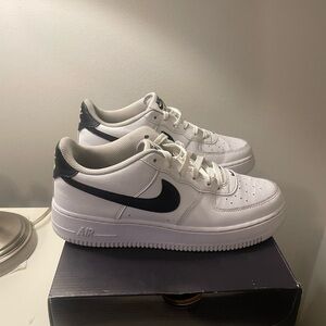 Nike Air Force 1 White Black Sneakers